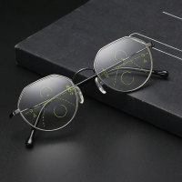 Geometric Progressive Multifocal Presbyopia Reading Glasses