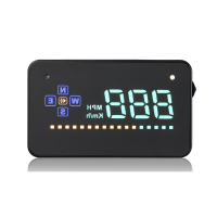 Geyiren A2 3.5 Inch Auto Vehicle Gps Hud Head Up Display Speedometers Overspeed Warning