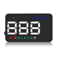 Geyiren A5 3.5 Inch Car Hud Windshield Projector Speedometer Overspeed Gps Satellite 2 Dispaly Mode
