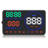 Geyiren M9 Hud Display Car Obd2 Euobd Car Driving Data Display Speed Rpm Fuel Consumption