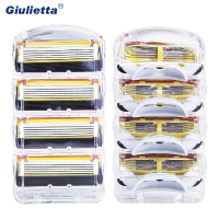 Giulietta 5 Layers Sharp Blades Shaver Replacement Head For Gillette 5 Series