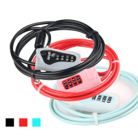 Giyo L 03 2m Anti Theft 4 Digits Code Bicycle Cable Lock For Motorcycle Mtb Road Bike