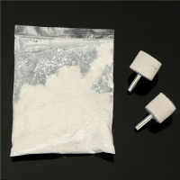 Glass Polishing Kit Cerium Oxide Polishing Powder With 2 Felt Wheels