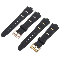 Gold And Rose Gold Silical Gel Watch Band Watch Strap For Bvlgari Watch