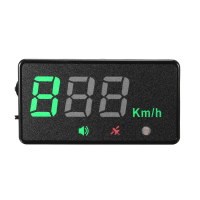 Gps Hud Digital Head Up Display Car Speeding Warning + Dc Power Plug & Play