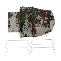 Green Canvas Rc Car Truck Hood Cover Cloth For Wpl B 24 1/16 Militar Vehicle Rock Crawler Parts