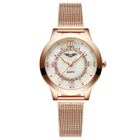 Guanqin Luxury Brand Ladies Wristwatch Synthetic Sapphire Glass Fashion Women Dress Watch Gs19042