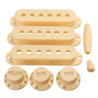 Guitar Pickup Covers Volume Tone Knobs Switch Tips For Fender Strat St