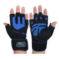 Gym Training Wrist Wrap Glove Weightlifting Sport Mesh Gloves