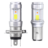 H4 BA20D LED COB Hi/Lo DCDC9 18V Bright Headlight Fog lamp Motorcycle Headlamp