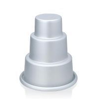 H504 Three Tier Cup Cake Pudding Chocolate Cake Mold Baking Pan Mould