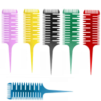 Hair Dyeing Sectioning Highlighting Comb Pointed Tail Brush Salon Barber Hairdressing Styling Tools