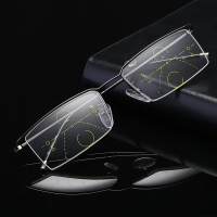 Half Rim Progressive Multifocal Reading Glasses
