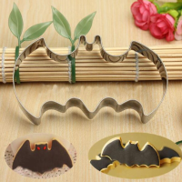 Halloween Fondant Cookies Biscuit Cutter Mould Bat Cake Mold