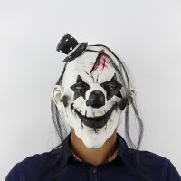 Halloween Scary Clown Mask Latex Terror Adult Full Face Ghost Mask Halloween Props
