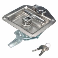 Handle Lock Tool Box For Truck Trailer Camp Stainless Steel Folding T Shape
