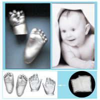 Handprints Footprints Baby Hands Amp Foot 3d Diy Plaster Casting Mini Kit