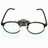 Hd Lens Precise Clip On Clear Folding Magnifying Glasses Hands Free Reading Eyeglasses Jewellery Appraisal Watch Repair Tool