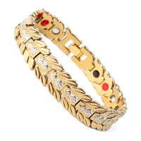 Health Magnetic Therapy Bracelet Wristband Jewelry For Men