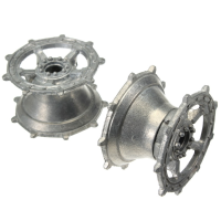 Heng Long 3888 067 Metal Driving Wheel 2pcs German King Tiger Tank Parts