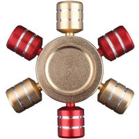 Hexagonal Mixed Color Rotating Fidget Hand Spinner Adhd Austim Fingertips Fingers Gyro Reduce Stress
