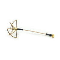 HGLRC 5.8G 6dBi 7.5Cm 4 Leaf Clover LHCP FPV Antenna MMCX Pigtail Cable For RC Drone