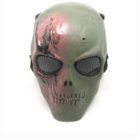 High Strength Engineering Tpr Skull Skeleton Full Face Mask With Foam Strap Adjustable For Hallo