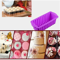 High Temperature Resistant Silicone Cake Mold Toast Mold Bread Baking Rectangular Cake Mold