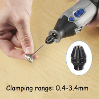 Hilda 0.4 3.4Mm Keyless Chuck Universal Electric Grinding Chuck For Dremel