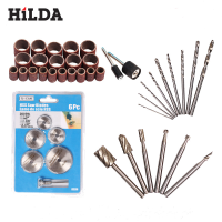 HILDA 43Pcs Rotary Tool Accessories Set Electric Drill Tool for Drilling Grinding Polishing