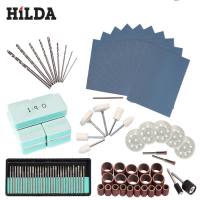 Hilda 90pcs Rotary Tool Accessories Bit Set Grinding Sanding Polishing Drilling Kit