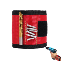 Hilda Wristband Tool Adjustable Tool Wrist Band For Screws Nails Nuts Bolts Drill Bit Holder