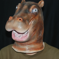 Hippo River Horse Mask Creepy Animal Halloween Costume Theater Prop Party Cosplay