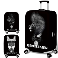 Honana 3d Cool Black Cat Lion Elastic Luggage Cover Trolley Case Cover Durable Suitcase Protector For 18 32 Inch Case Warm Travel Accessories