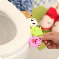 Honana Bathroom Cute Animal Design Convenient Sitck Toilet Seat Cover Lifting Device Toilet Lifter