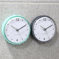 Honana Bc 730 Bathroom Wall Clock Waterproof Suction Cups Clock Home Kitchen Refrigerator Decor