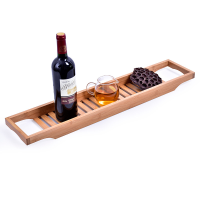 Honana Bh 727 Bathtub Rack Bamboo Caddy Shelf Shower Tub Book Tray Holder Stand Bath Rack Bridge Bath Storage Shelf Holder