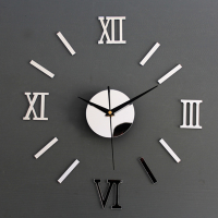 Honana Dx X5 Creative 3d Acrylic Mirror Wall Sticker Quartz Clocks Watch Large Home Decor