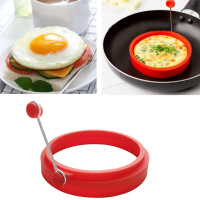 Honana HN EG1 Omelette Maker Mold Round Shape Silicone Nonstick Frying Egg Mould Shape Ring Pancake Rings Mold For Kitchen Cooking Mould