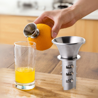 Honana KT 521 Stainless Steel Fruit Vegetable Tools Lemon Juicer Manually Squeezers Pourer Screw Press Orange Fruit Vegetable Juicer Tool