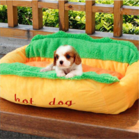 Hot Dog Washable Cotton Kennel Dog Nest Puppy Pet Bed House Warm Cushion Pad Mat