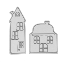 House Pattern Set Scrapbooking Diy Photo Album Card Paper Art Card Craft Maker Metal Cutting Dies