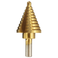 Hss 10 Step Cone Drill 1/4   1 3/8 Inch Step Drill Bit