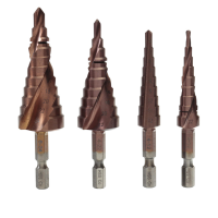 Hss Triangle Shank Step Drill Bit Hole Cutter 3 12/4 12/4 22/6 24mm