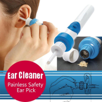 I  Ears Painless Cordless Electric Ear Pick Wax Vacuum Remover With Retail Box