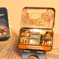 Iiecreate T 006 Happiness T 007 New Zealand Farm Diy Tin Box Secret Dollhouse Miniature Gift