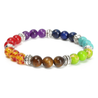 Imperial Stone Women Men Bracelet Amethyst Buddha Beads