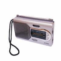 Indin Bc R22 Slim Am/fm Mini Portable World Receiver Stereo Speakers Music Player