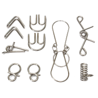 Intelligence Puzzle Brain Teasers Wire Metal Iq Test Toys