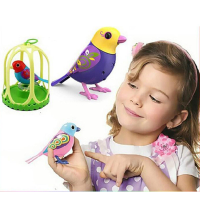 Intelligent Electric Bird Sound Whistle Induction Concert Bird With Cage